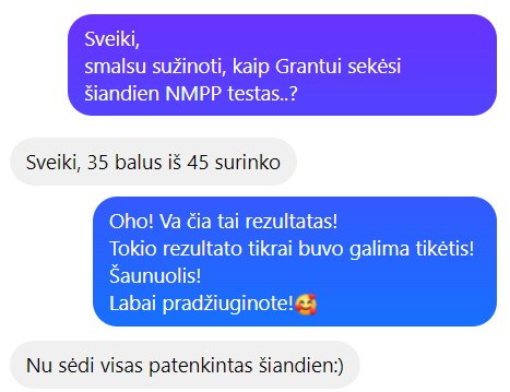 Vytautės pranešimas